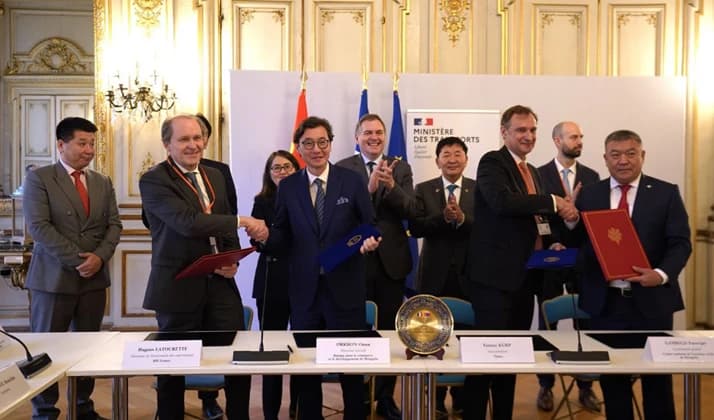 蒙古国与法国签署民航领域综合项目协议 共绘合作新蓝图