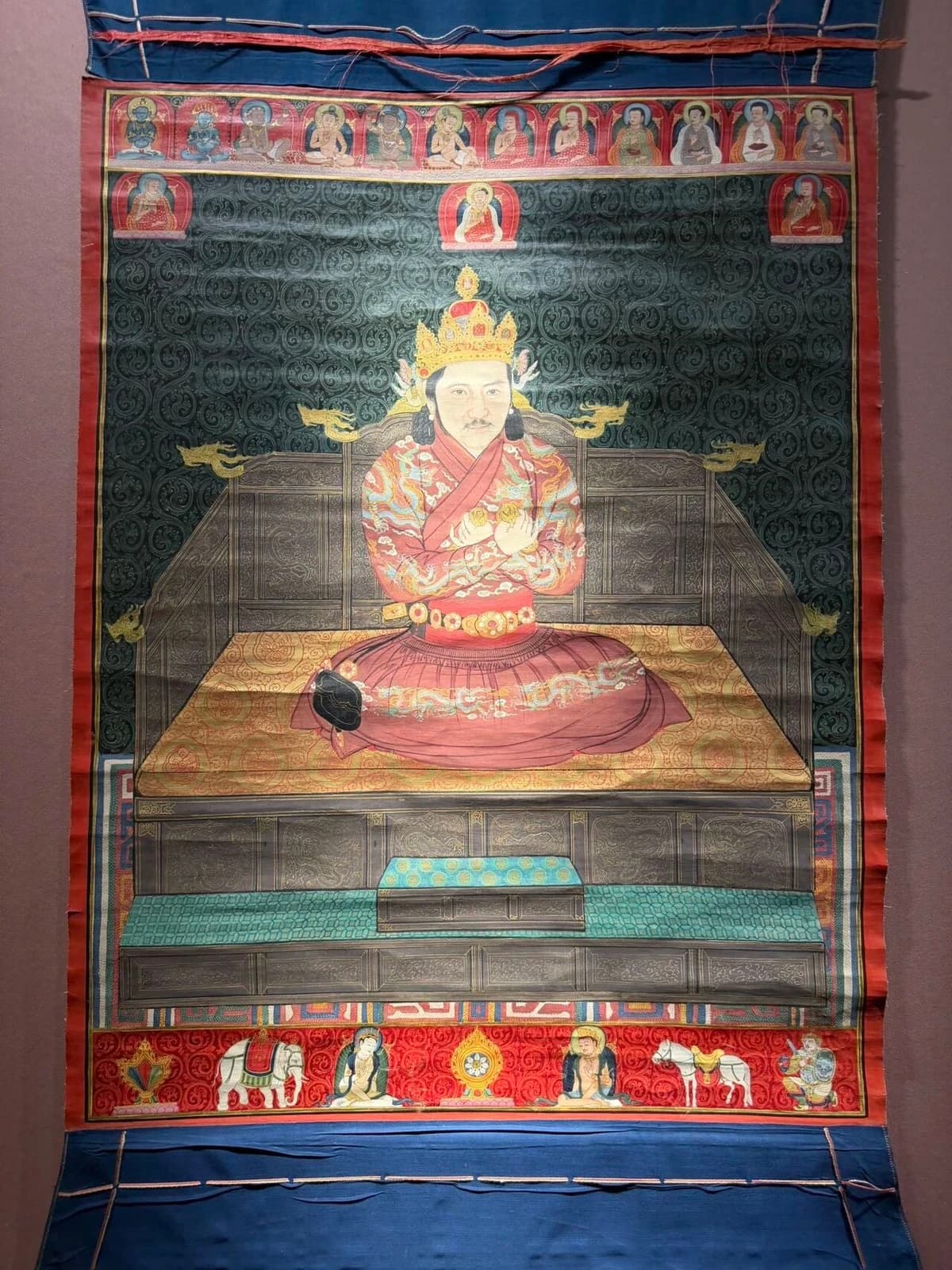 布达拉宫珍宝馆藏元文宗唐卡